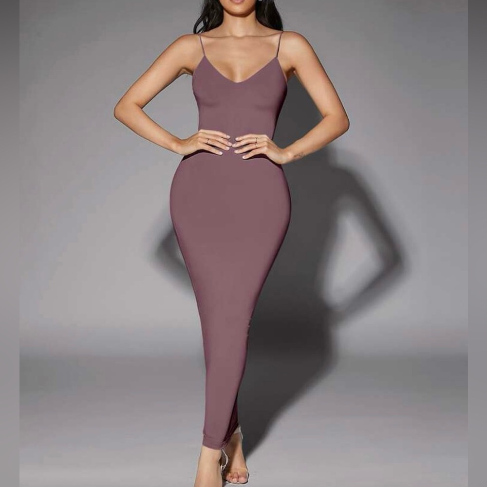 Dusty Purple Spaghetti Strap Dress